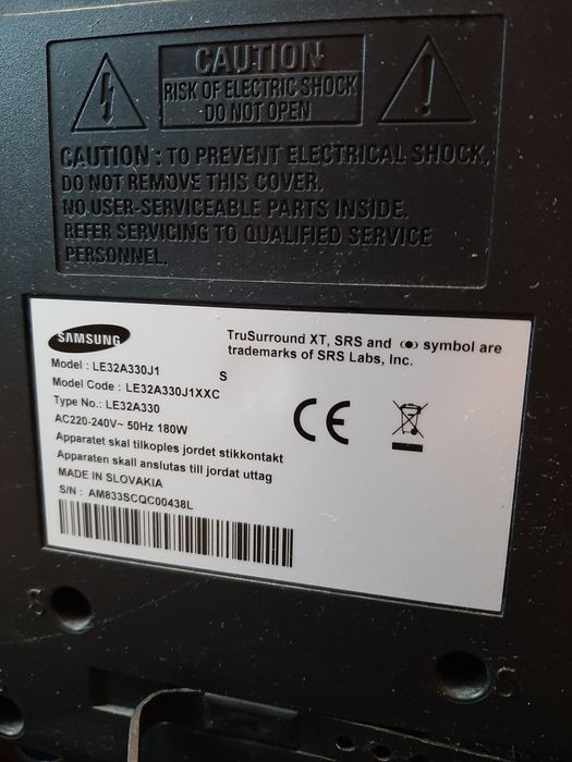 TV samsung 32 LCD+pilot +uchwyt do ściany