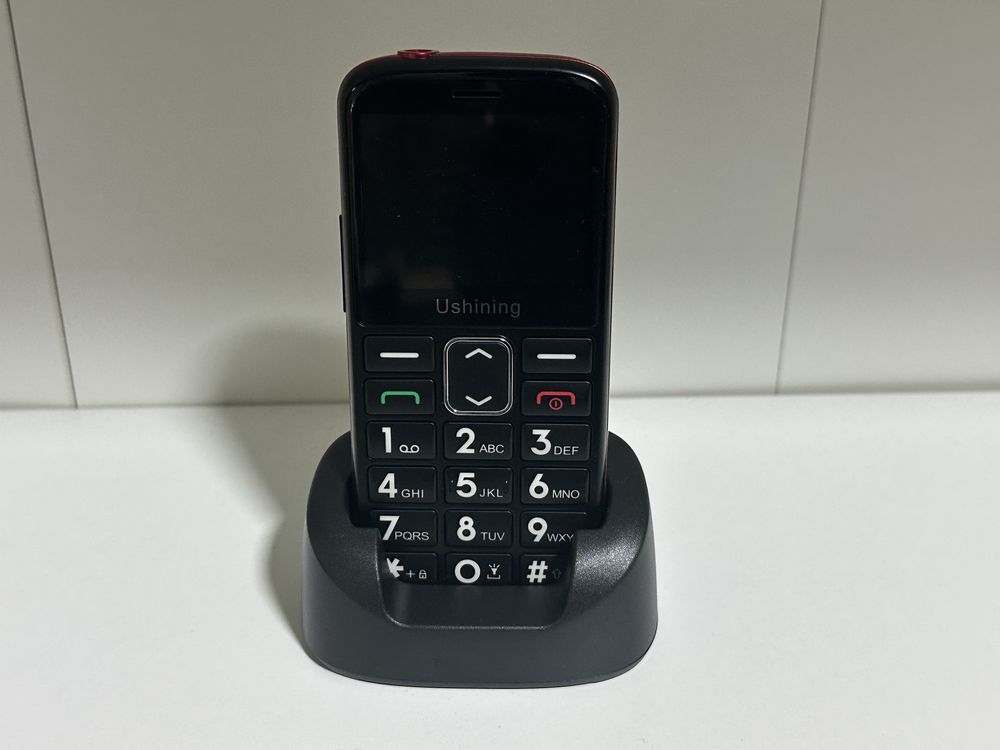 Telefon dla seniorów Ushining M2302 Dual SIM czarny