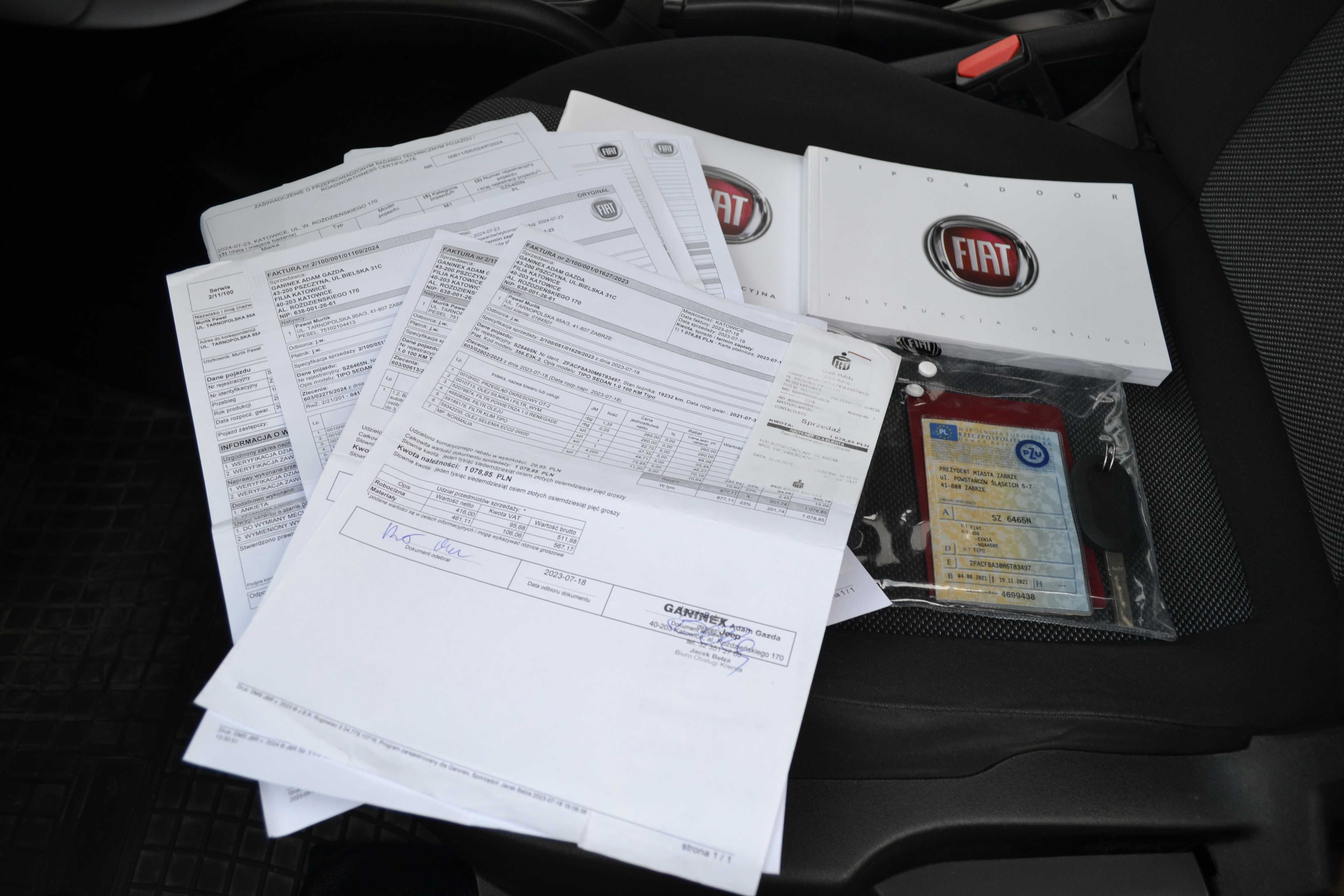 Fiat Tipo 2020 - 2021 zakup - na gwarancji fabrycznej - I właściciel