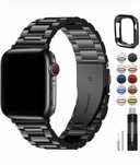 Pasek Do Apple Watch Fullmosa Ze Stali 42/ 44 /45 kolor złoty