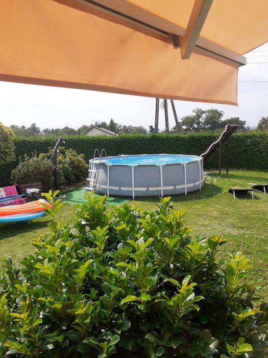 Basen INTEX o wymiarach 457 cm x 122 cm  ZESTAW/ SOLARY / PRYSZNIC