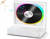 Odtwarzacz CD Przenośny LED PREZENT Discman Bluetooth AUX Głośnik HiFi