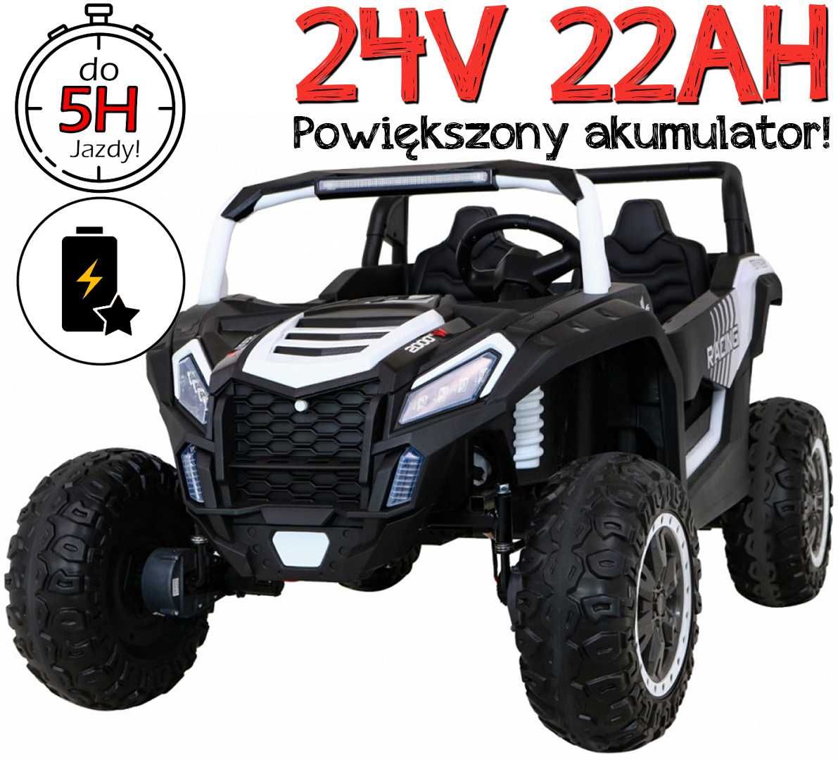 NAJDŁUŻEJ jeżdzące autko dla dzieci BUGGY Racing a032 na akumulator4x4