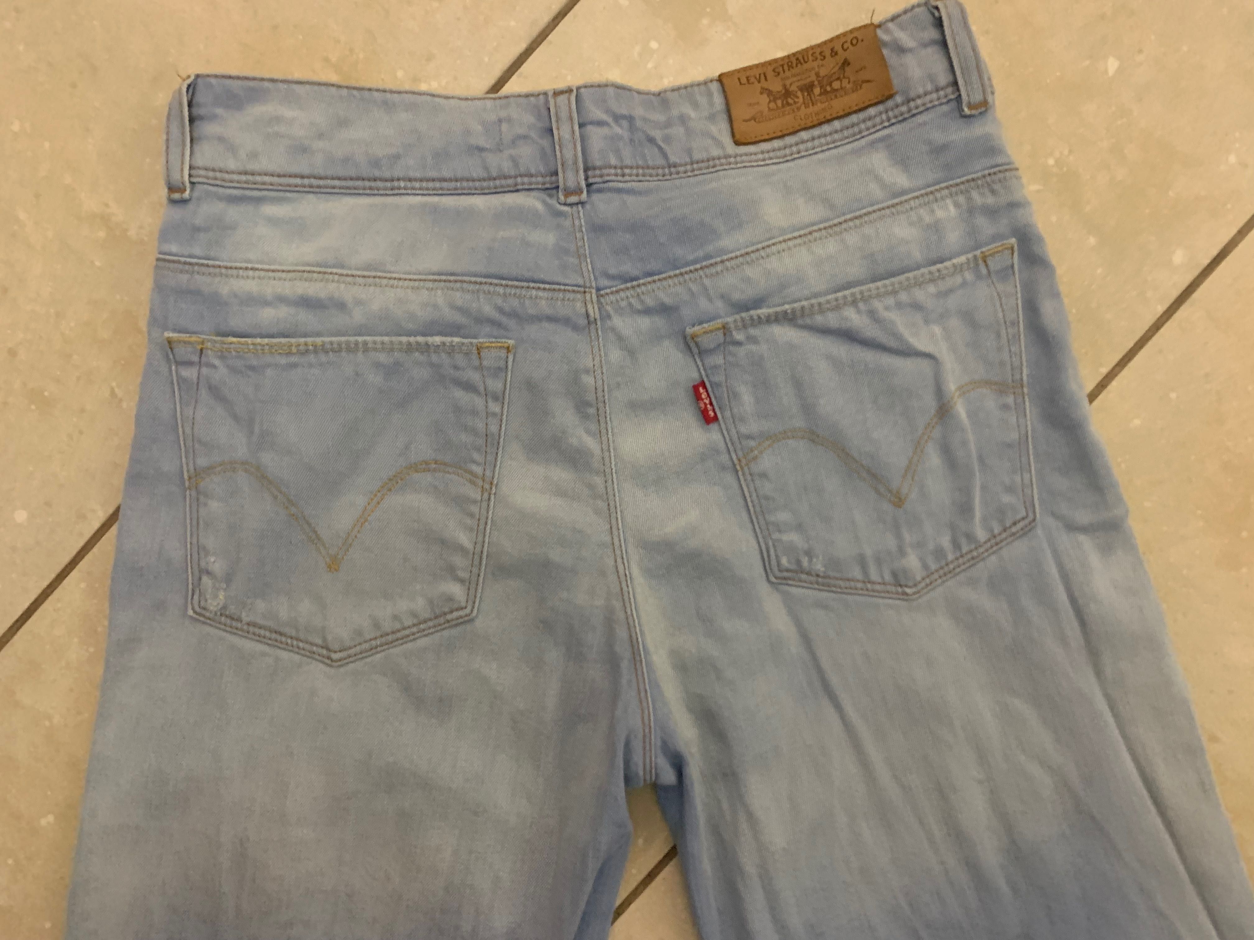 Levi’s 474 Loose Fit spodnie damskie jeans dzwony 30/32 wysoki stan