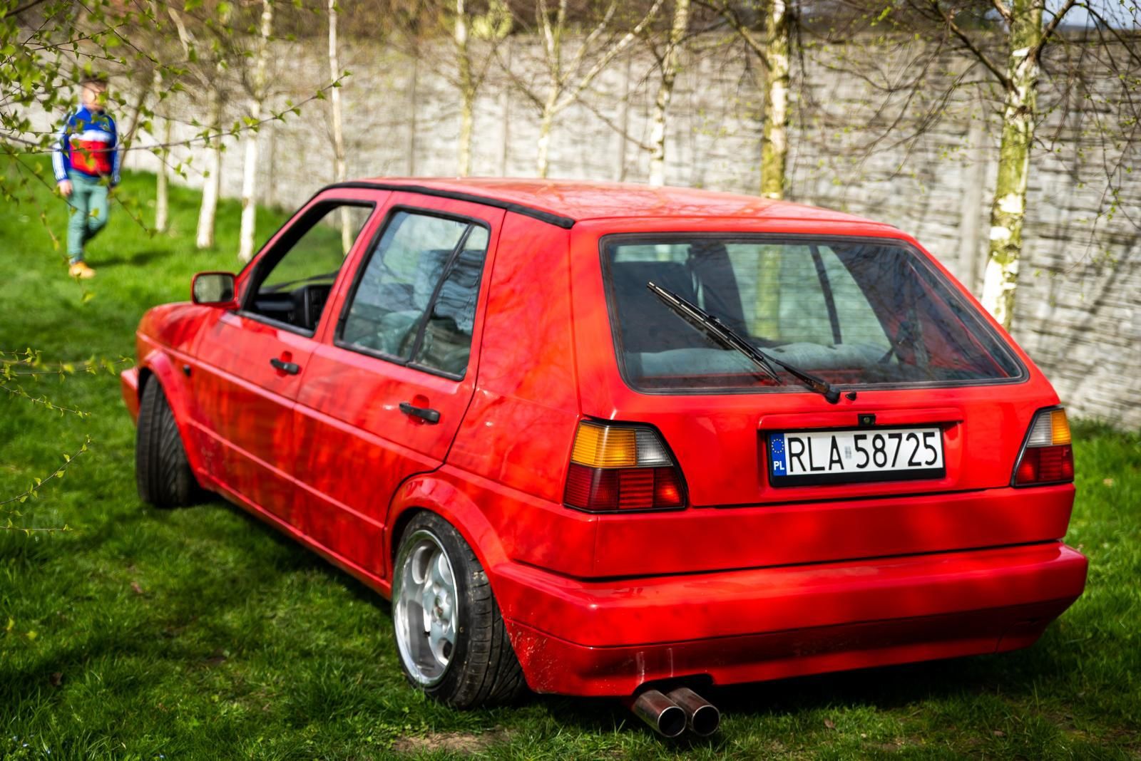 VW Golf mk2 1,8 RP  projekt pod demo car