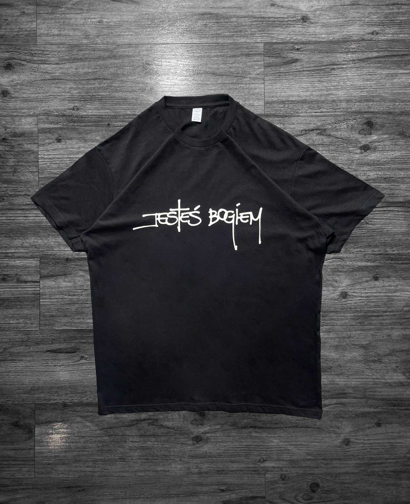Koszulka T-shirt Jesteś Bogiem Pfk Oversize Bawełna S/M/L/XL