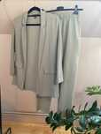 Garnitur damski Primark oliwka spodnie marynarka 36/38 komunia chrzest