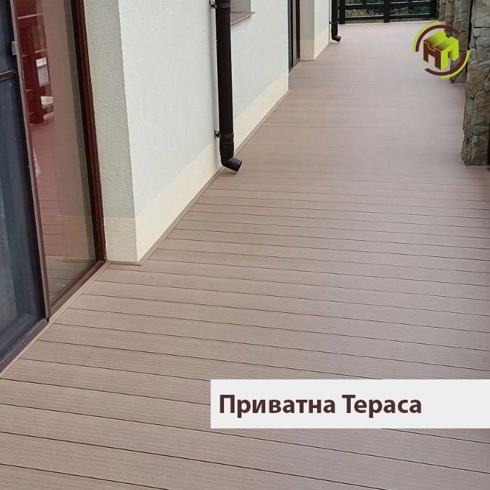 Терасна Дошка для Балконів, Терас. У наявності у Львові. Монтаж. ПДВ