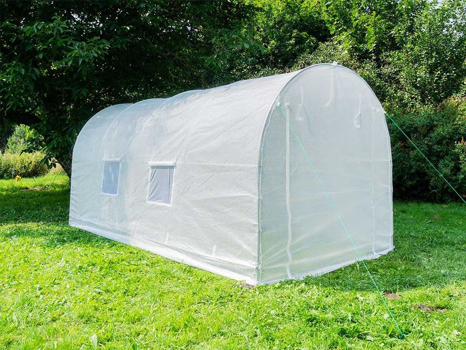 FOLIA ZAMIENNA na tunel ogrodowy 4,5x2m zbrojona zapas namiot foliak