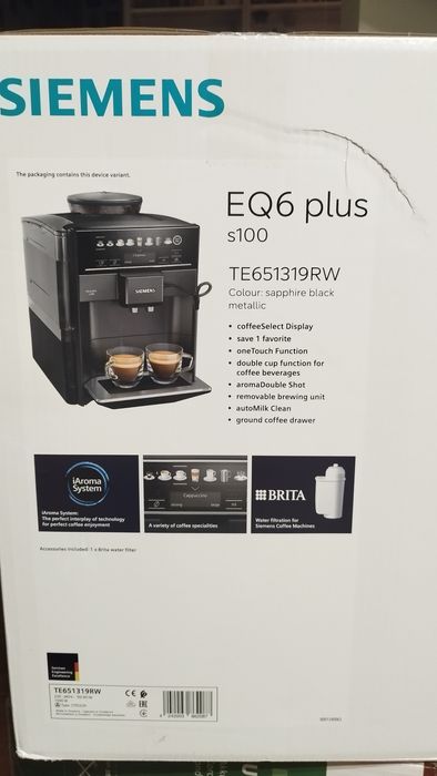 Ekspres do kawy Siemens EQ6 plus TE651319RW