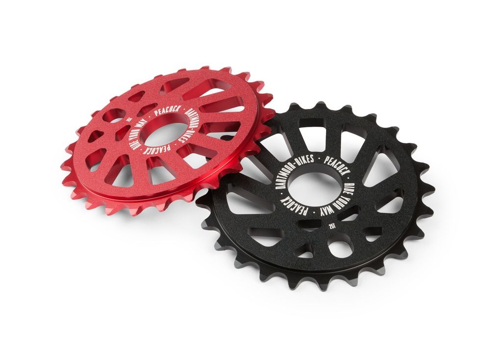 Zębatka BMX DARTMOOR PEACOCK / 25t / czerwona