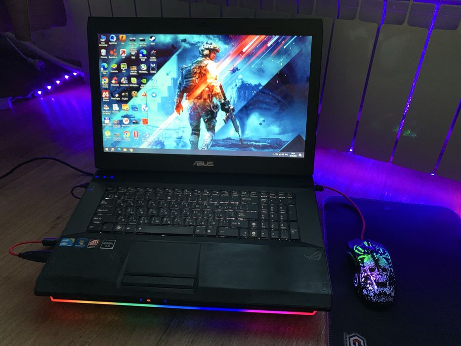 *Игровой ноутбук Asus Rog 17 + девайсы