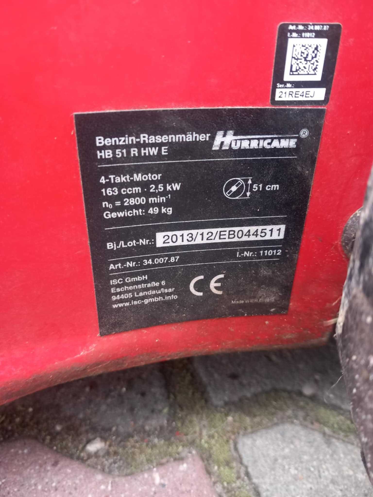 Kosiarka spalinowa Hurricane HB51RHWE