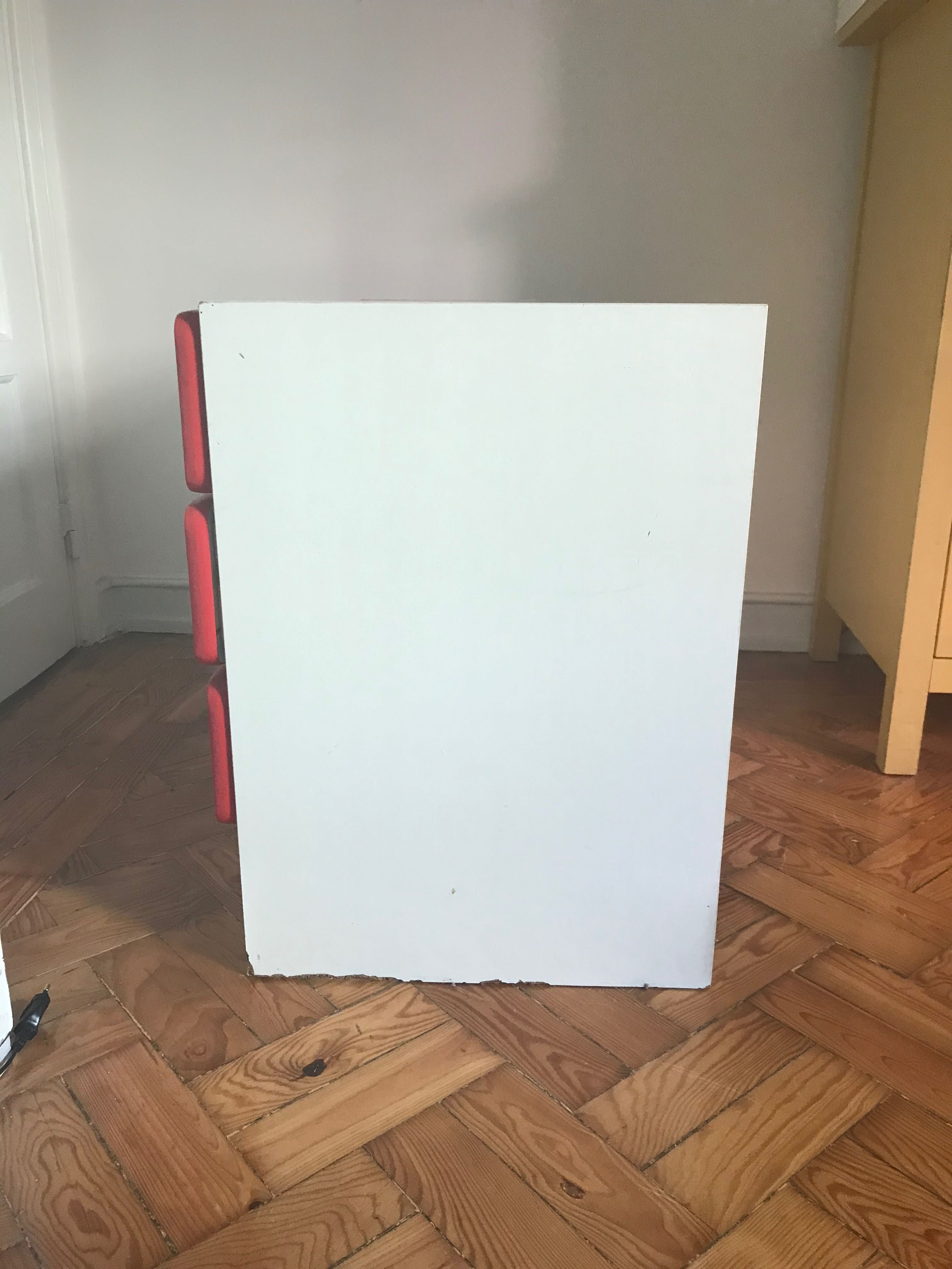 comoda branca 3 gavetas 55x88x43.5 cm