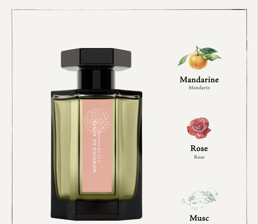 Mémoire de Roses L'Artisan Parfumeur  оригінал