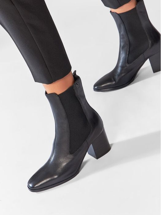 Ботильйони tamaris натуральна шкіра 37 розмір м'які устілки