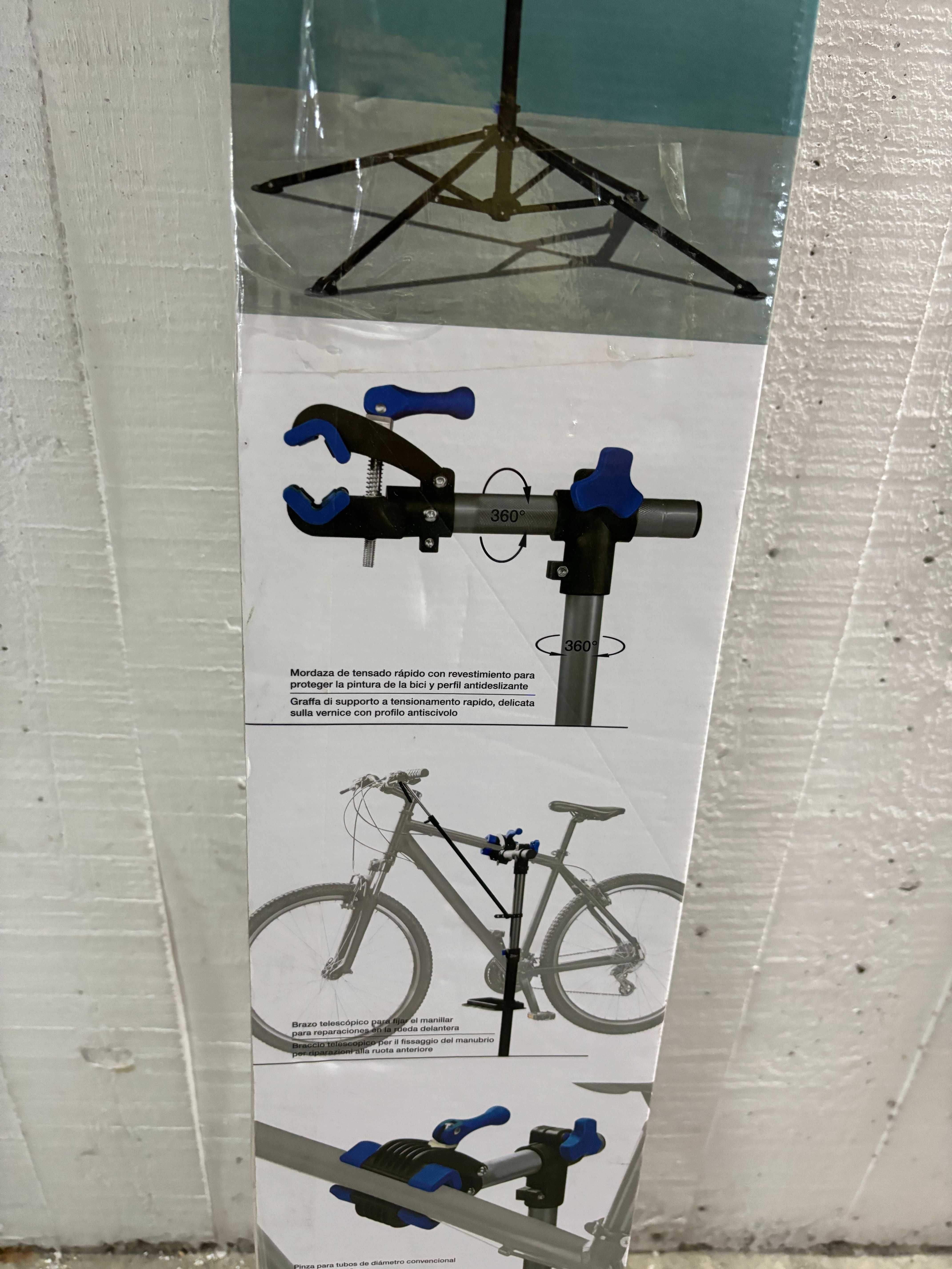 Suporte para bicicleta oficina/lavagem (novo)