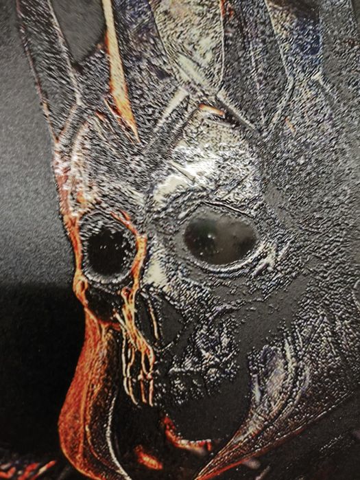 Displate metalowy plakat The Witcher Wiedźmin textra 3D  68/48cm