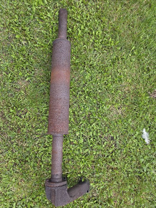 Tłumik, kolektor Ursus C 330. Używany. Komin.