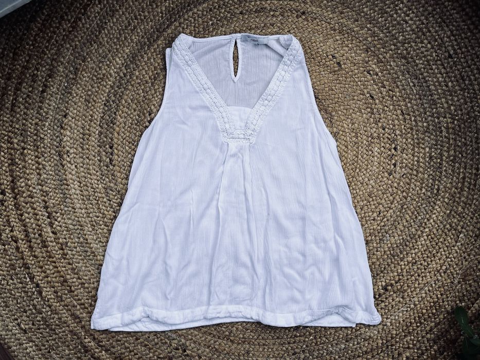 Zwiewna bluzka boho hippie tank top, bardzo zwiewna - Next. Jak NOWA!