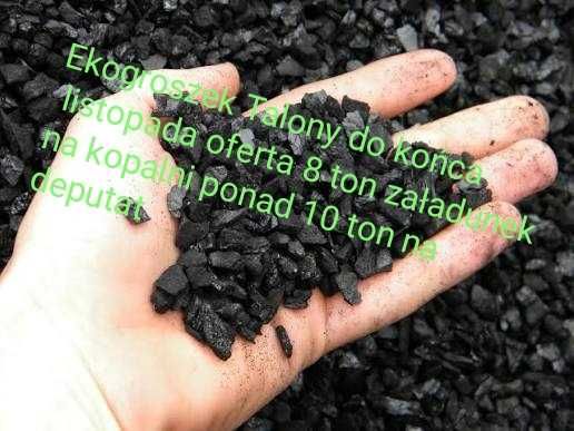 ekogroszek Wesola 8 ton załadunek na kopalni ponad 10 do końca listop