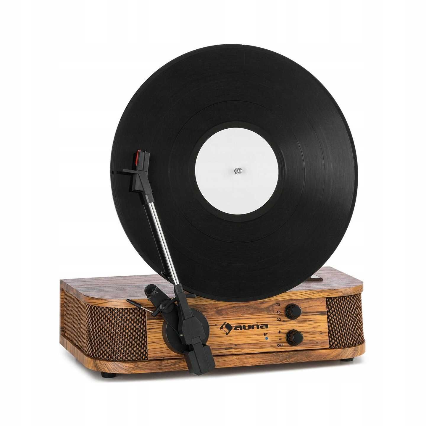 Gramofon retro Auna Verticalo SE USB Bluetooth