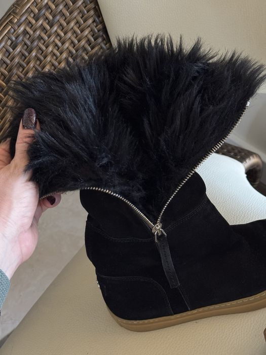 Зимні замшеві черевики Escada 37 розмір