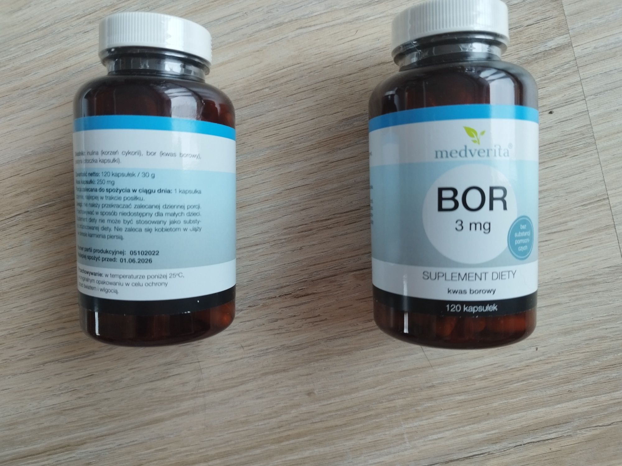 BOR 

3 mg

kwas borowy

120 kapsułek