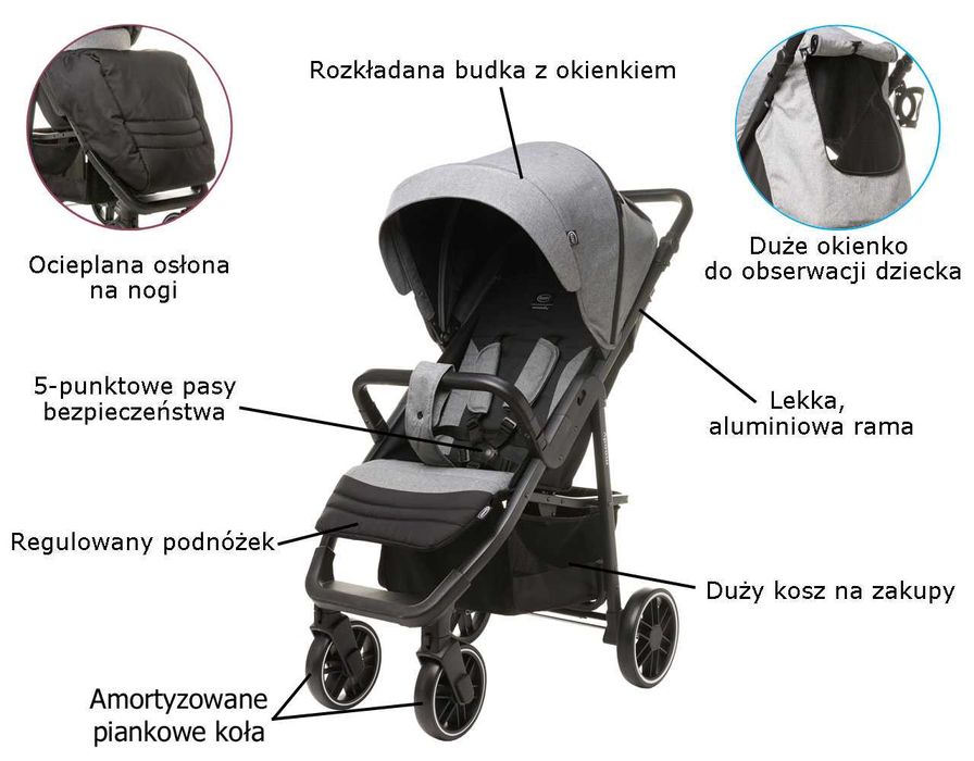 Wózek 4baby moody