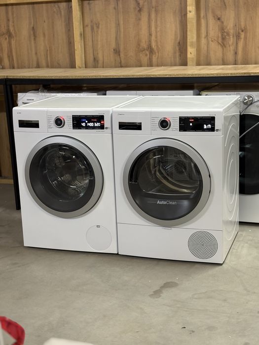 Комплект Bosch Serie 8 WAV28K40 + WTX87M40/03 пральна і сушильна