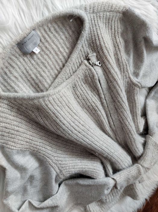 Mint velvet hygge sweter alpaka wełna ciepły xs s małe m mint velvet