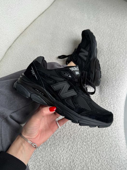 Чоловічі Кросівки New Balance 990 Triple Black 40-45 (Без Предоплати)
