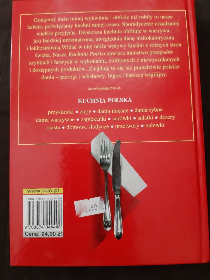 Książka Kuchnia Polska Caprari 1500 przepisów KDC