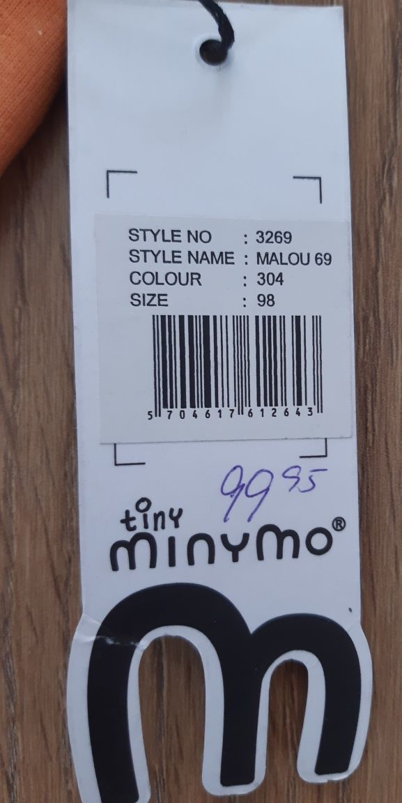 Legginsy 3/4 Minymo r.98 NOWE