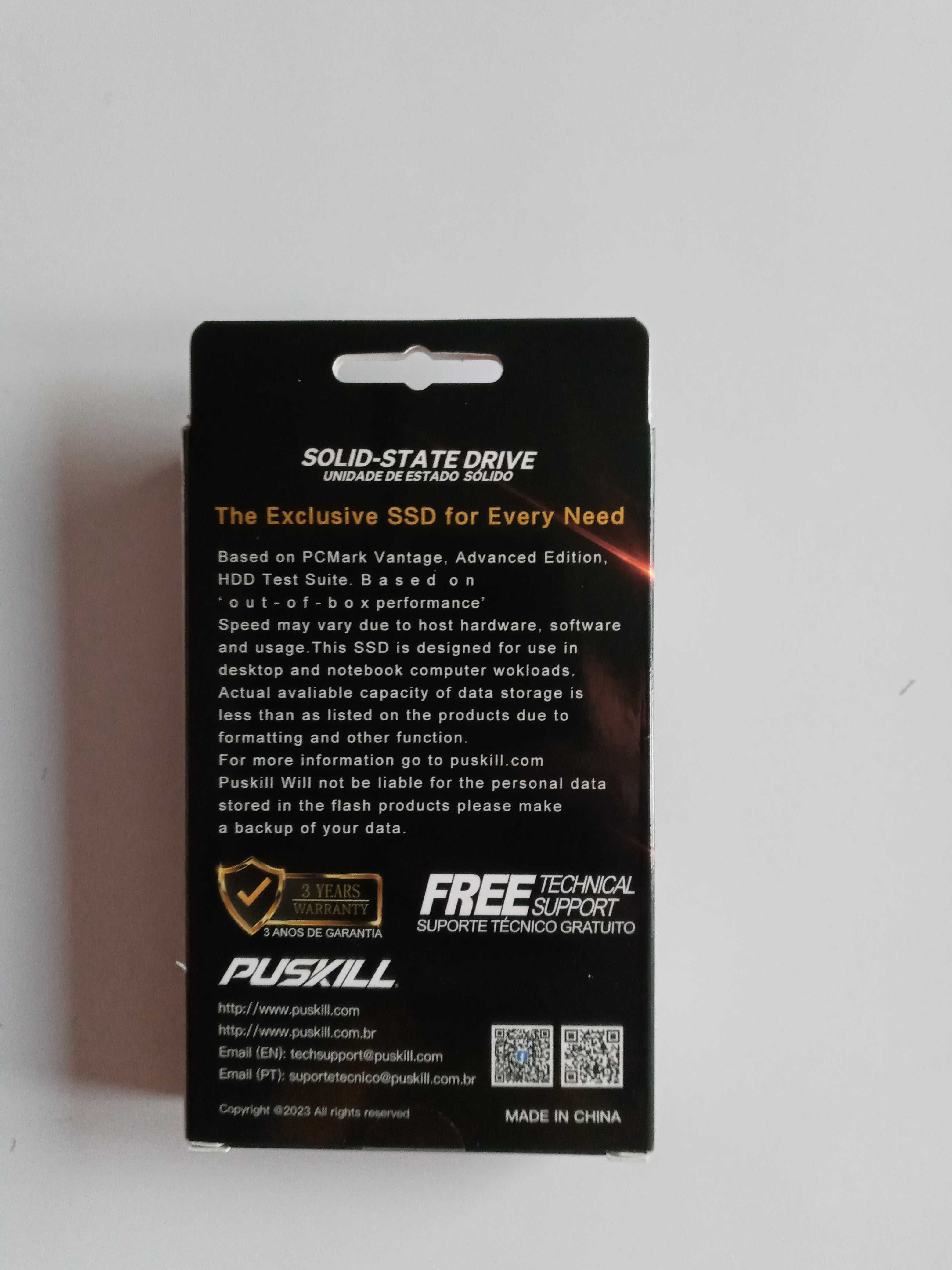 Puskill dysk SSD 2TB  2,5 cala Sata III Nowy