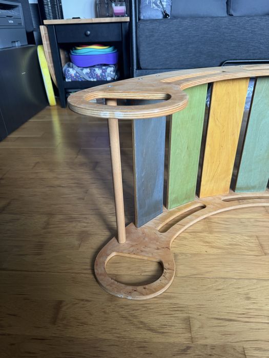 Bujak montessori drewniany duży tęczowy