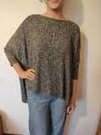 Bluzka szara oversize, tunika