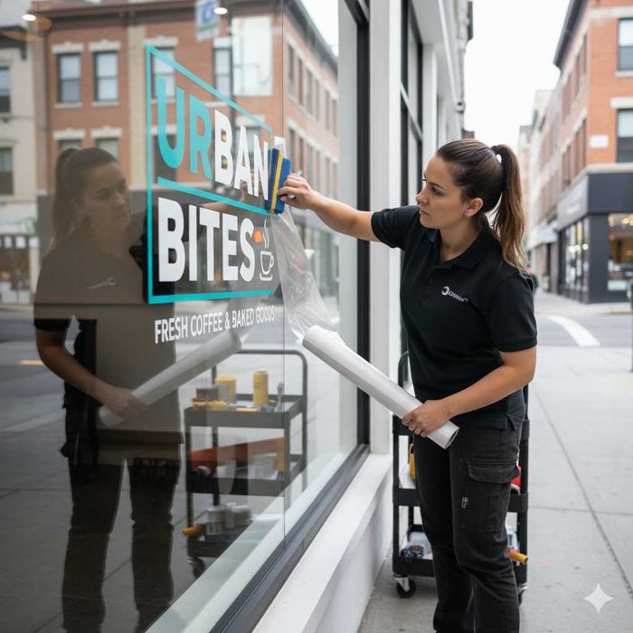 Naklejki | Oklejanie witryn | Druk Wielkoformatowy | Warszawa