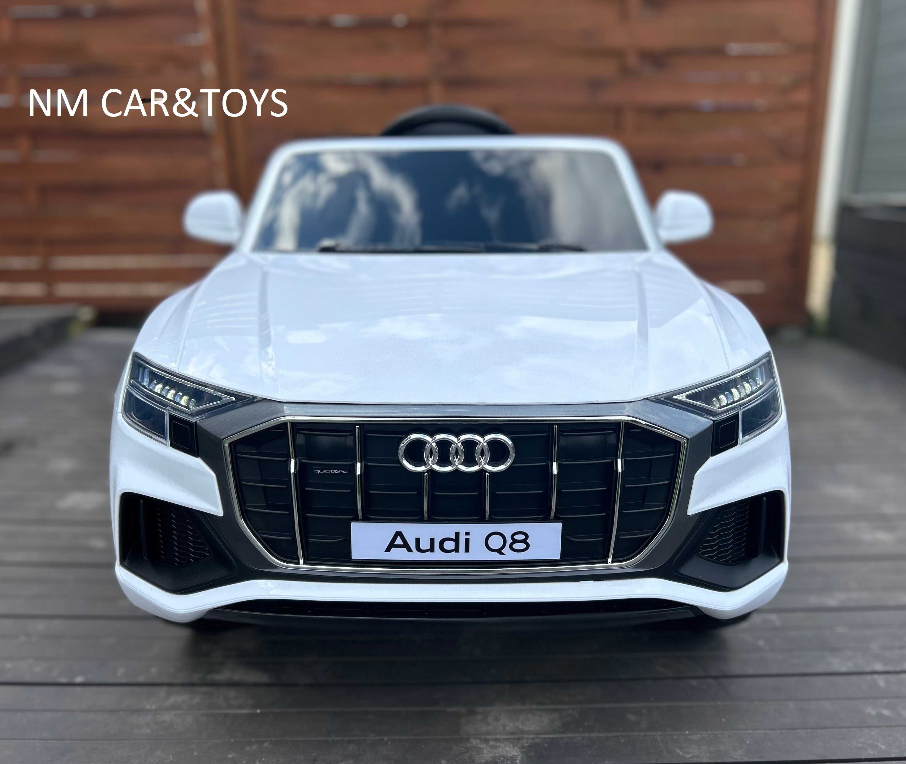 AUDI Q8 Auto na akumulator Pojazd samochód Autko Pilot Miękkie koła