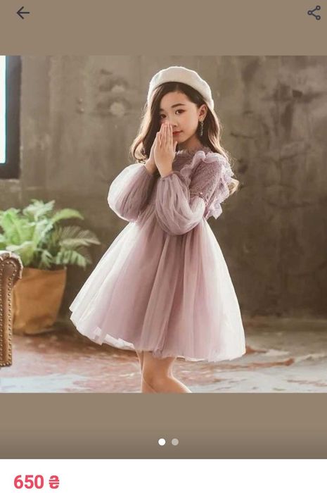 Платье (сукня ) для дівчинки