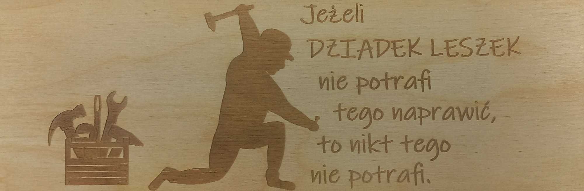 Dzień dziadka skrzynka organizer na narzędzia i śrubki.
