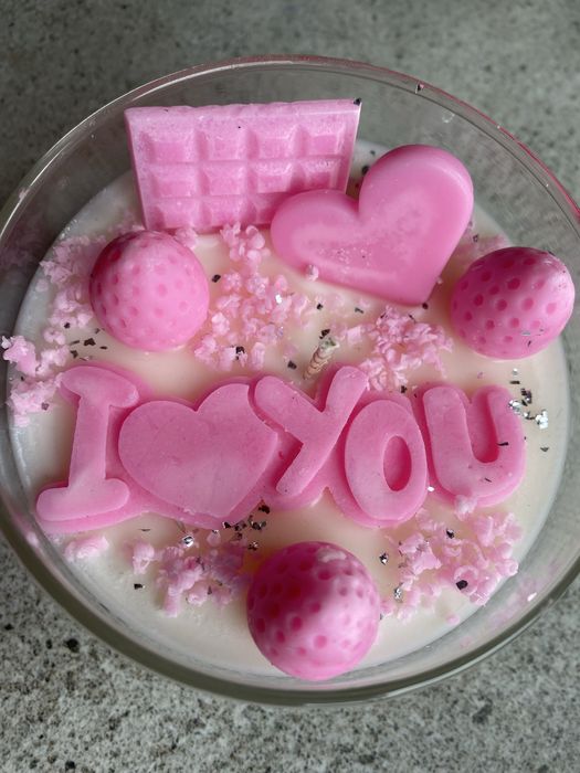 świeca sojowa I love you
