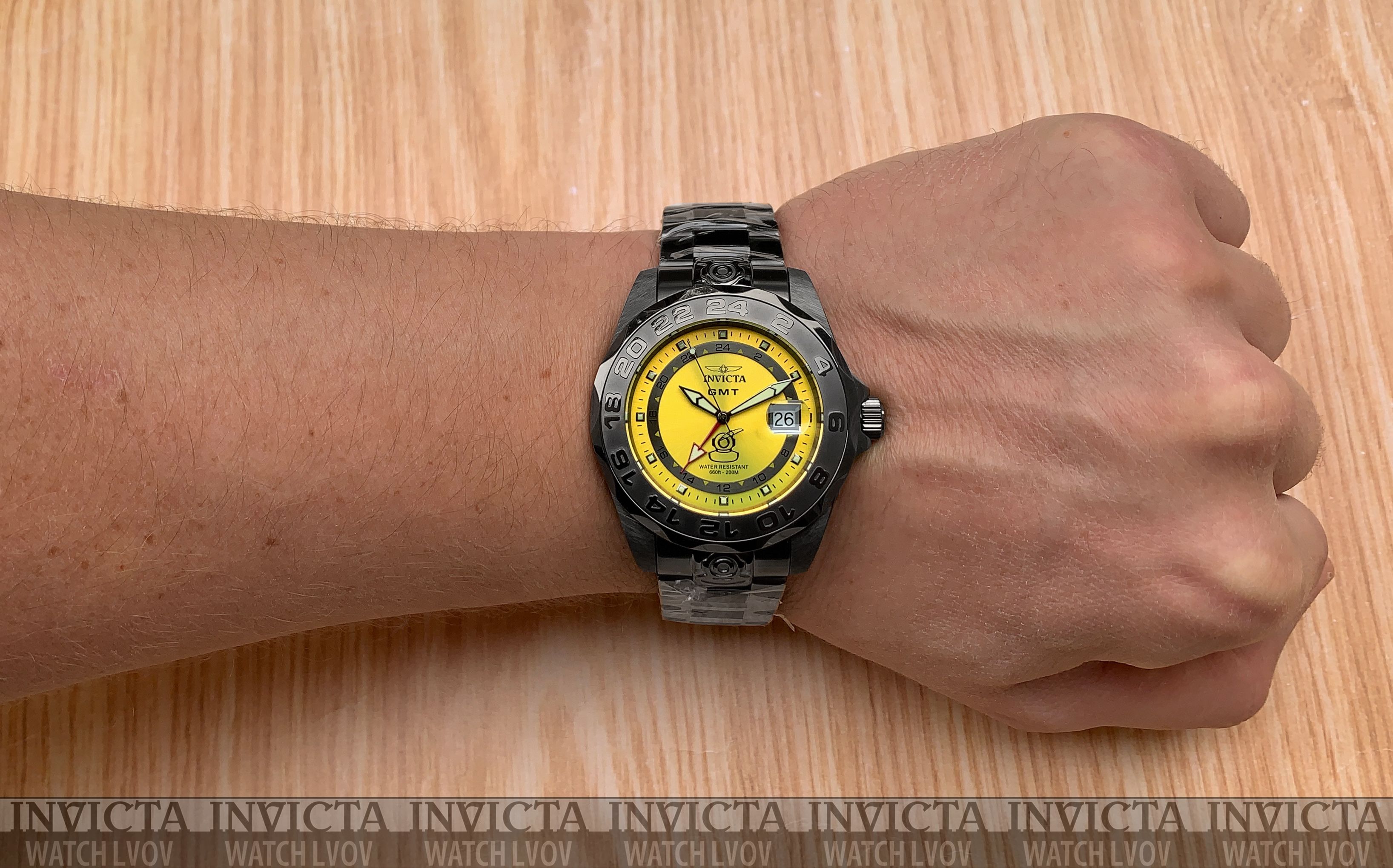 Швейцарские часы Invicta 33570 Pro Diver Master of Ocean 44 mm. GMT