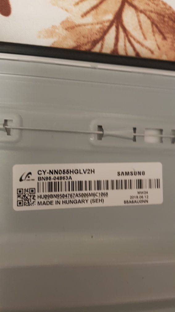 Dwa Samsung i 55" Uszkodzone na części bądź do naprawy