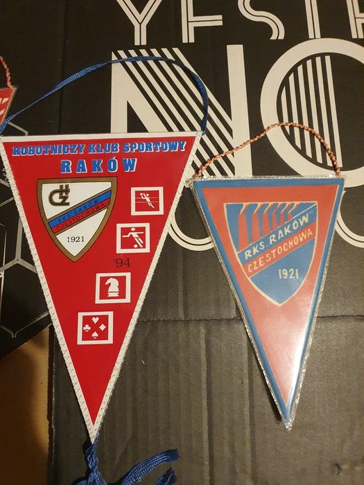 Zestaw proporczyków Raków Częstochowa(OK)