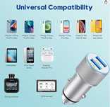 Ładowarka samochod  USB-C 20W i 2x Kabel Lightning 2m, Szybka Ładowa