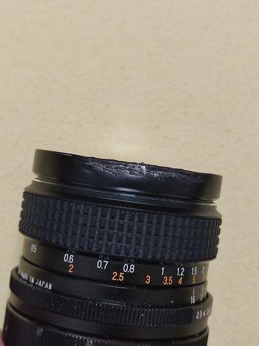 Объектив Tokina 28mm на Canon fd