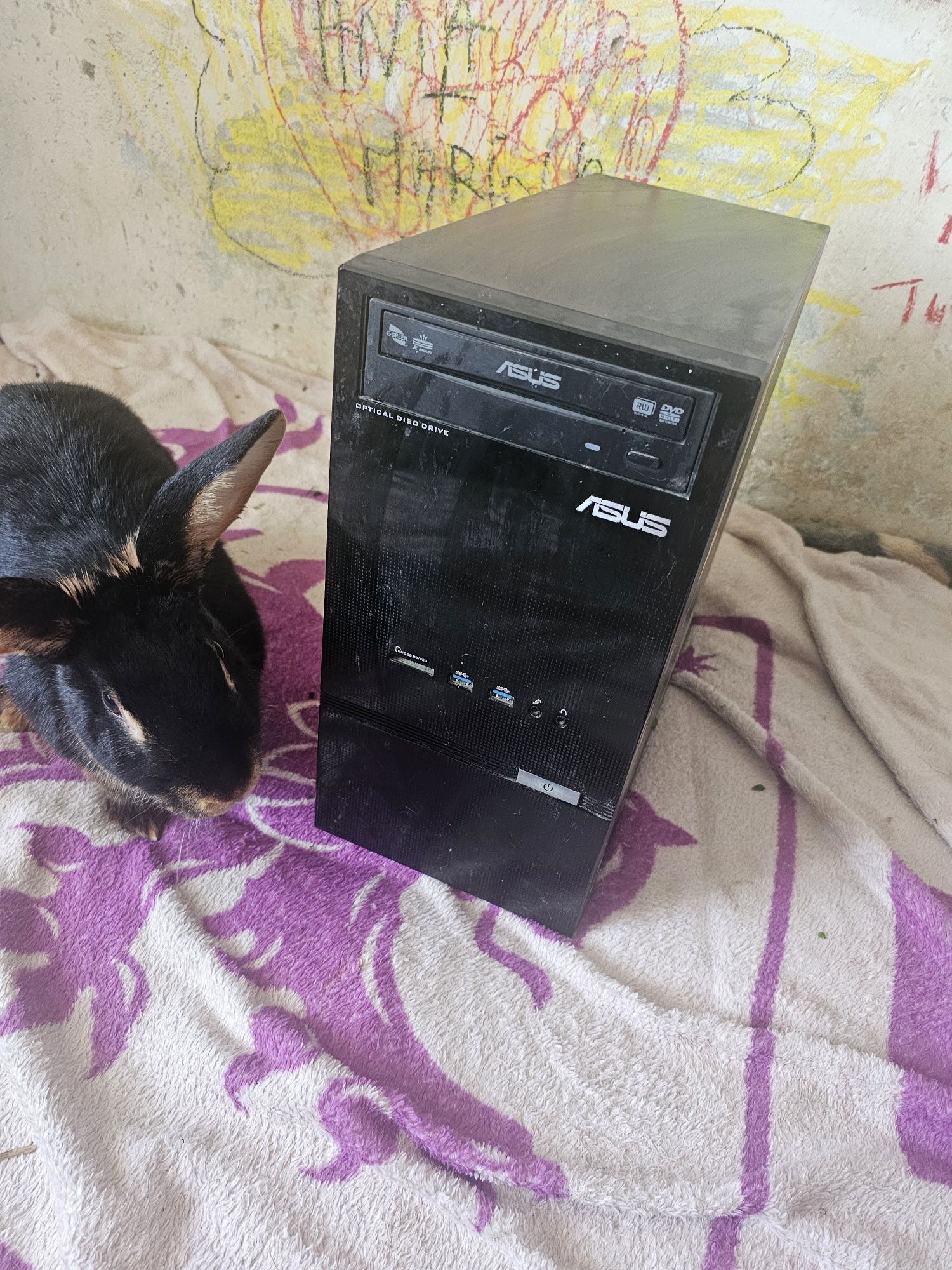 Komputer  asus parametry  na zdjęciu  200zl działa wszystko