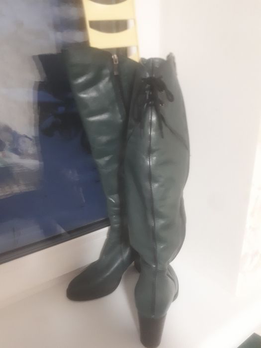 Сапоги зимние, натуральная кожа 38р.