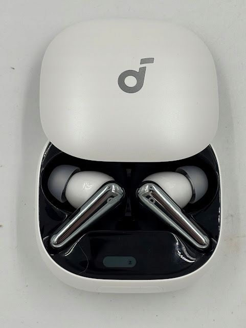 słuchawki bezprzewodowe dokanałowe soundcore liberty 4 pro white